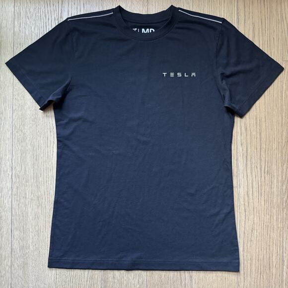 TESLA Women’s Logo Tee Black NWT - Size M - Picture 2 of 5